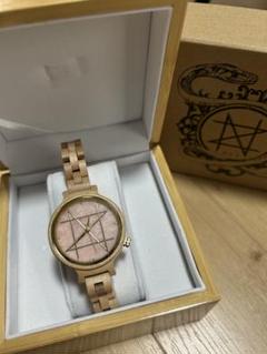 【美品】NOZ ノズ 腕時計 リチウムペグマタイト 36mm パープルハート 2サイズ】QUARTZ MODEL クオーツモデル／リチウムペグマタイト