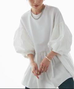 【美品！】ラブティックボンボン　バルーンスリーブチュニックブラウス