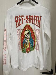 HEY-SMITH メタルロゴ ロンT ヘイスミ いいねのみ❌ HEY-SMITH】メタルロゴロンT - CAFFEINE BOMB OFFICIAL ONLINE