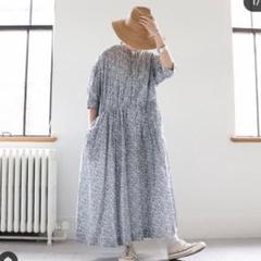 TOUJOURS　リバティプリント クラシックギャザードレス　ほぼ新品です m57221986411_1.jpg?1750300289