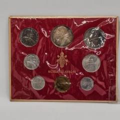 【レトロ】1967年製　バチカンコインセット レトロ】1967年製 バチカン コインセット 聖年 記念硬貨 - メルカリ