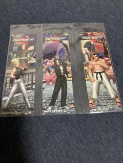 KOF97 購入特典 クリアしおり 日本チーム 草薙京 大門 紅丸　SNKストア
