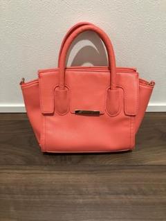OFUON オフオン コーラルピンク ミニ　ショルダー　 ハンドバック　セール