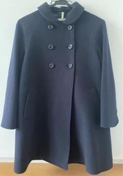 【中古】組曲 140cm 濃紺コート