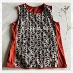 JANE MORE カットワーク刺繍ノースリーブカットソー 日本製