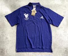 90s 00s adidas golf ポロシャツ　ラグラン　万国旗タグ 新品未使用 万国旗タグ オールド アディダス 半袖 ポロシャツ