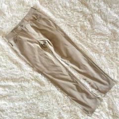 《イッカ/ikka》【S】スラックス ベージュ コットン混紡 ストレッチ素材