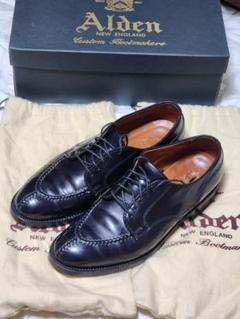 ALDEN NST 2211 7 B/D ブラック　コードバン　Uチップのサムネイル