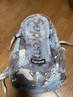 Supreme 水色迷彩 メッシュバックパック - メルカリ