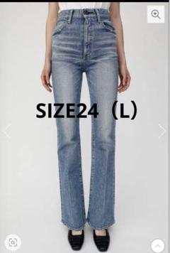 美品 サイズ25 MOUSSY MVS FLARE (L) ロング 股下78.5 MOUSSY | MVS FLARE(L) / ロングサイズ (フレア ) |SHEL'TTER
