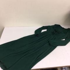 ZARA ザラ★ロングスカートワンピース　長袖ワンピース★XSサイズ★グリーン