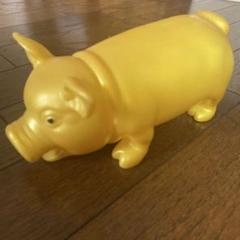 金の豚 置き物 幸運の豚