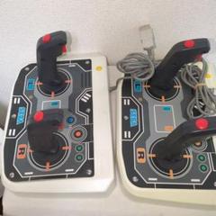 (ジャンク)セガサターン 用 ツインスティック ２個セット　HSS-0151