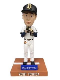 吉田正尚 ボブルヘッド ヒーローシリーズ レッドソックス バブルヘッド 吉田正尚 世界96個限定 シリアル83 ボブルヘッド ルーキー
