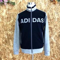 SG4040 アディダス　adidas ジャージ　グレー　ネイビー　Lサイズ