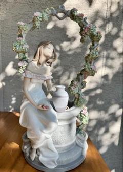 リヤドロ　舞踏会の華　破損あり 扇の貴婦人 (Blue) | リヤドロ公式オンライン