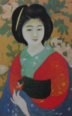 ラースロー・メドニャンスキイ、柳と牛、希少画集画、新品額装付 甲斐庄楠音、横櫛、希少画集より、新品額装付 - メルカリ