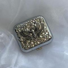 携帯灰皿　ハンドメイド　デコ　埋め尽くし