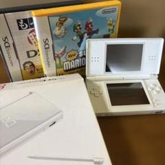 Nintendo DS lite クリスタルホワイト　ソフト付