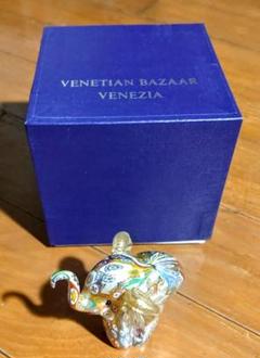 VENETIAN BAZAAR ムラーノガラス ミルフィオリ象 ヴェネツィア VENETIAN BAZAAR ムラーノガラス ミルフィオリ象 ヴェネツィア