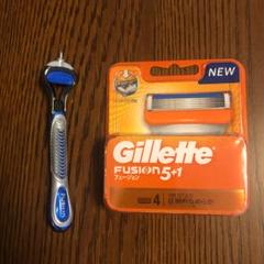 Gillette FUSION5+1 本体1、未使用替刃4