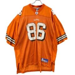 NFL×EQUIPMENT　アメフト　ユニフォーム　橙　２XL【4557】