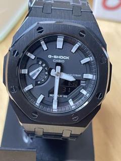 本体付きGA-2100 専用ラバーベルトセット メタル Gショック CASIOのサムネイル