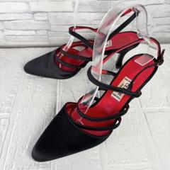 美品　セリーヌCELINE パンプス　ベルト　ポインテッドトゥ　ヒール　38