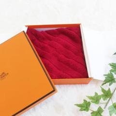 【未使用】HERMES ハンドタオル ダークブルー 箱付き 30ｘ30ｃｍ HERMES ダークブルー タオル - メルカリ