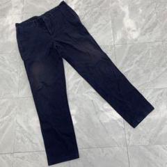 Men's Bigi パンツ ネイビー コットン混 ストレッチ チノパン S