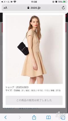 美品　ジルスチュアート　ワンピース S