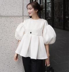 HYEON macaron blouse silky マカロンブラウス