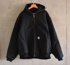 新品同様❗️貴重なアメリカ製、Carhartt アクティブジャケット　ブラック S 2025年最新】carhartt アクティブジャケット usaの人気アイテム