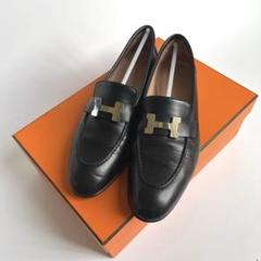 新品未使用モカシン 《デスタン　37 鑑定済】 エルメス モカシン 《デスタン》 ピンク #37 （24cm)