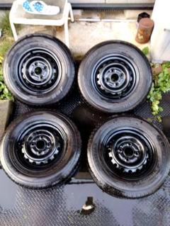 中古スチールホイール12Ｘ4.0　ホンダＮ-ＶＡＮ純正スチールホイール4本セット 激安 4本セット】ホンダ N-VAN 純正 スチール 鉄ホイール 鉄チン