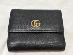 GUCCI ３つ折り財布 ( マーモント ) GUCCI グッチ マーモント 三つ折り財布 ブラック - メルカリ