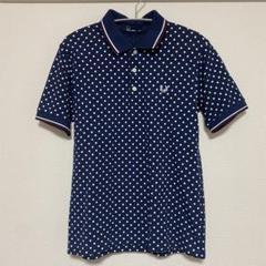 FRED PERRY - W165/美品 FRED PERRY 半袖ポロシャツ ドット 生地