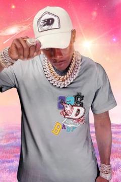 ⭑boohoo： ダベイビー Dバッヂ付き 前背面ワッペン Tシャツ(Ｍ)のサムネイル