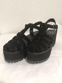 【新品】YRU レースアップサンダル　dollskill 新品】YRU レースアップサンダル dollskill - メルカリ