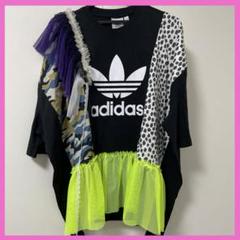 新品★未使用　adidasアディダス ハンドメイドTシャツ　おしゃれ　かわいい✨