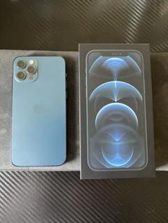 iPhone - iPhone12PROMax256gb パシフィックブルー　新品未使用未開封品 APPLE 〔中古〕iPhone12ProMax 256GB パシフィックブルー MGD23J