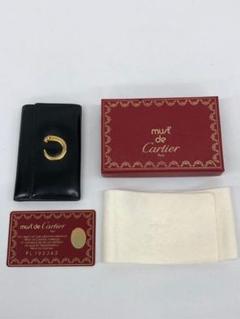 【極美品】Cartier カルティエ レザー ドゥーブルCロゴ キーケース 楽天市場】【未使用品】 カルティエ キーケース 4連 マスト ドゥ
