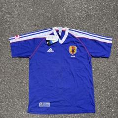 90s adidas アディダス ゲームシャツ Tシャツ 日本代表 L 青