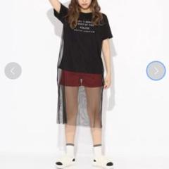 レピピアルマリオ　チュールTシャツワンピース　レース