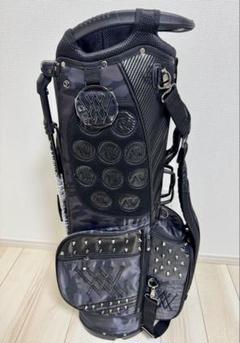 【新品未使用】アニューゴルフキャディバッグ（ブラック迷彩） ANEW GOLF（アニューゴルフ）2022スタンドキャディバッグ