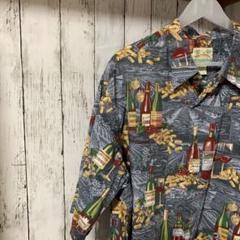 Regency Cattan Lawn アロハシャツ　オーバーサイズ　酒　ワイン
