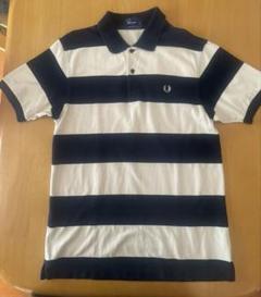 24時間以内発送 FRED PERRY ストライプポロシャツ Ｍサイズ