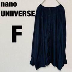 美品 nano UNIVERSEブラウスカットソー スーツインナーシンプル　無地