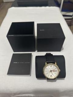 【中古品】Marc by Marc Jacobs 時計 ブラック×ゴールド