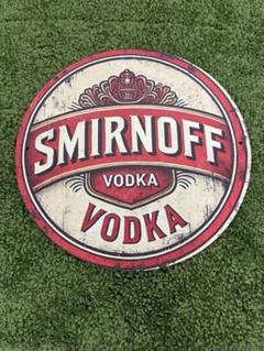『ブリキ看板』　スミノフ　SMIRNOFF